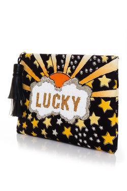 Sarah's Bag Le Freak C'est Chic Embellished Clutch