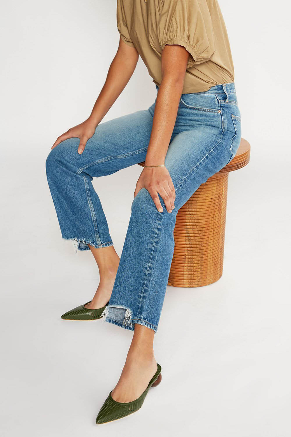 Tyler Vintage Straight Jean in Stone Hill