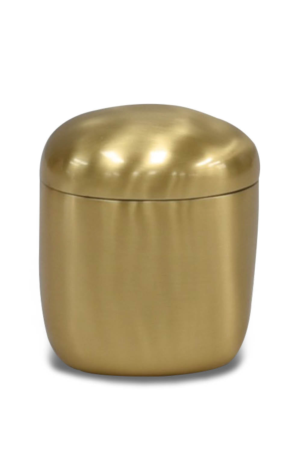 Brushed Brass Lidded Box