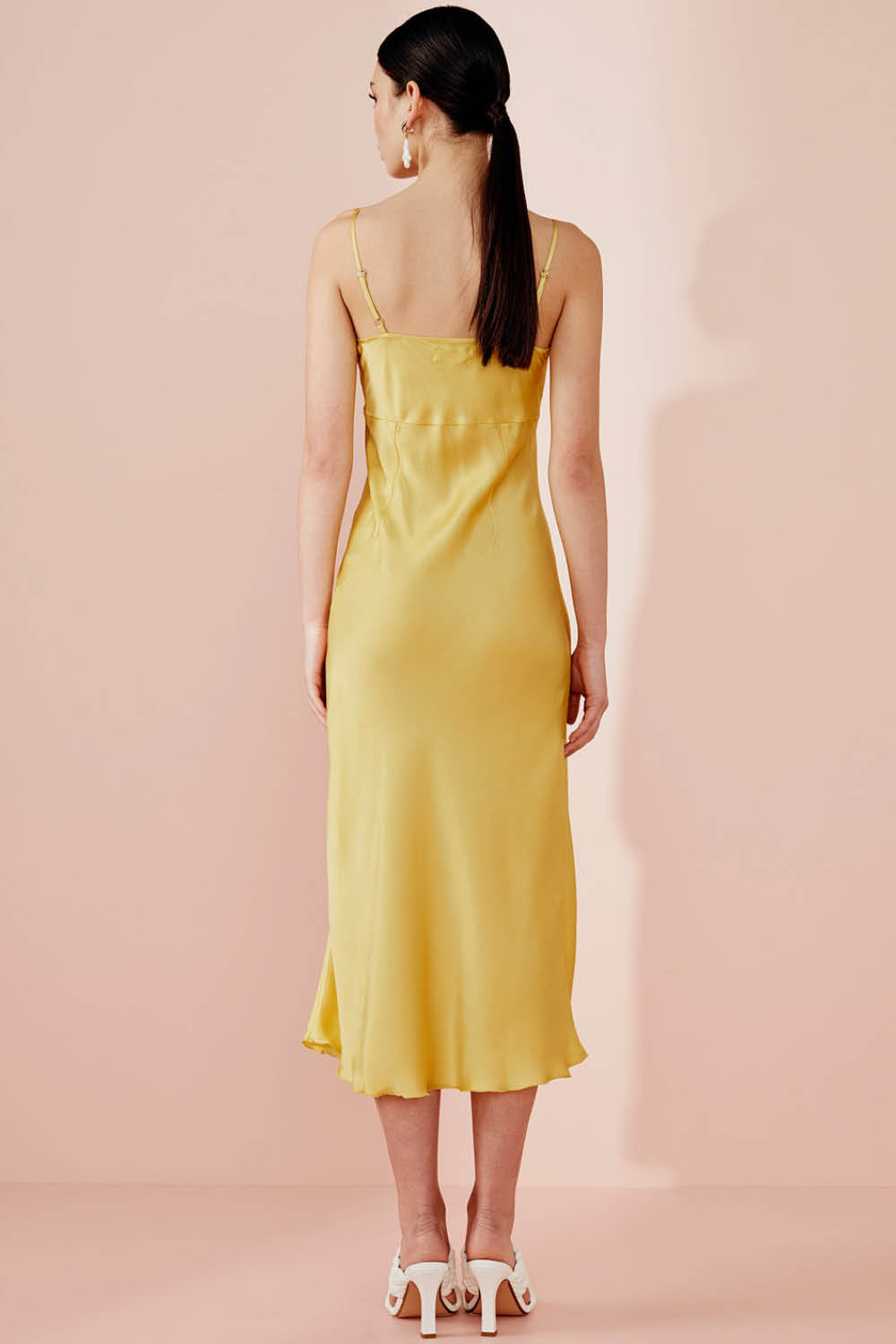 Publiciteit smog wapenkamer Mastani Slip Dress in Marigold – Maison De Mode