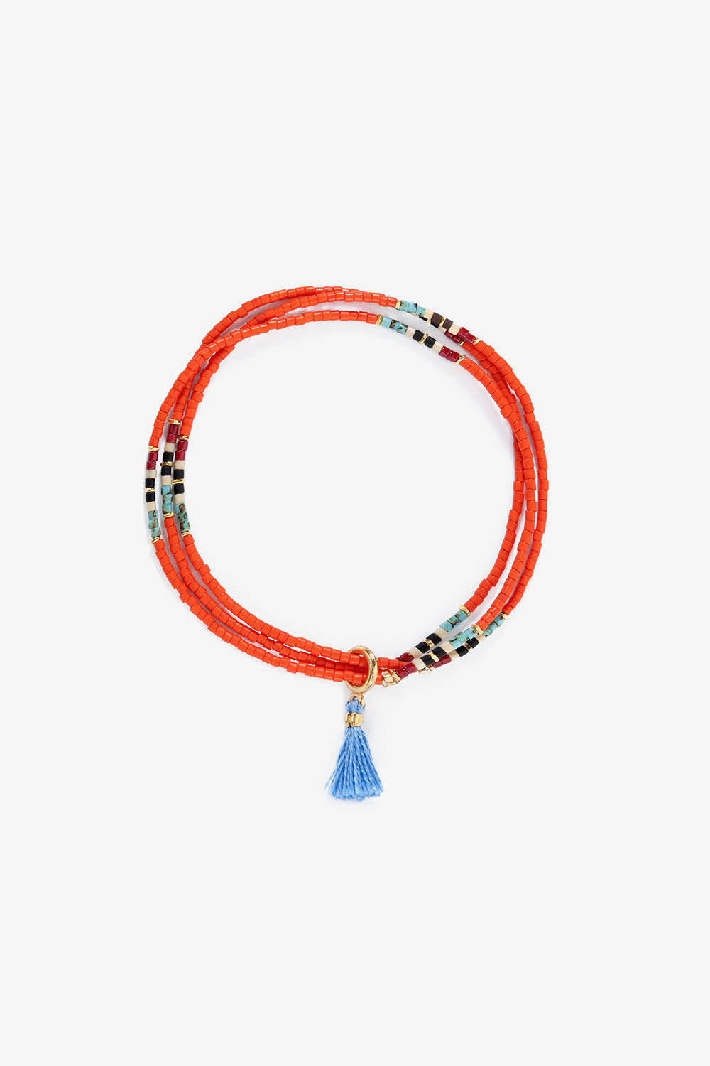 Gang Bracelet in Navajo Coral