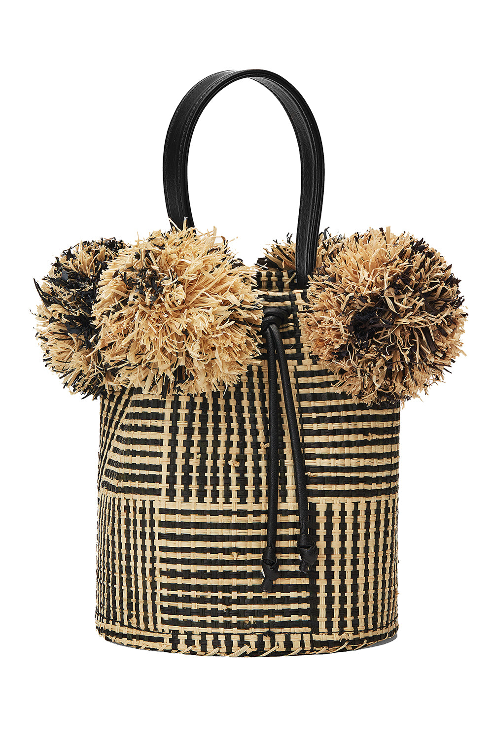 Timeless Handmade Boho Chic Shell Rattan Bag Basket