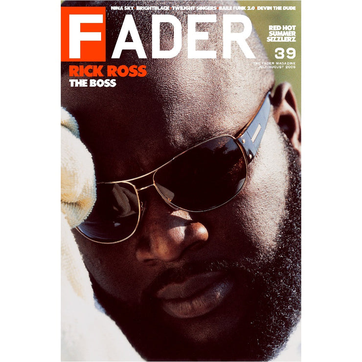 瑞克·罗斯海报，封面为《the FADER》第39期。