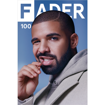 《the FADER》第100期的德雷克海报封面