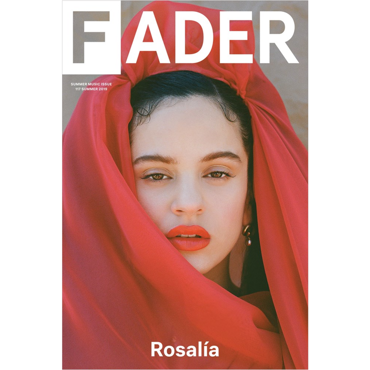 Rosalía海报的封面艺术品的FADER第117期