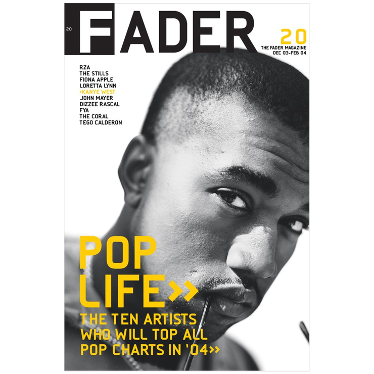 坎耶·维斯特的海报——FADER杂志第20期封面