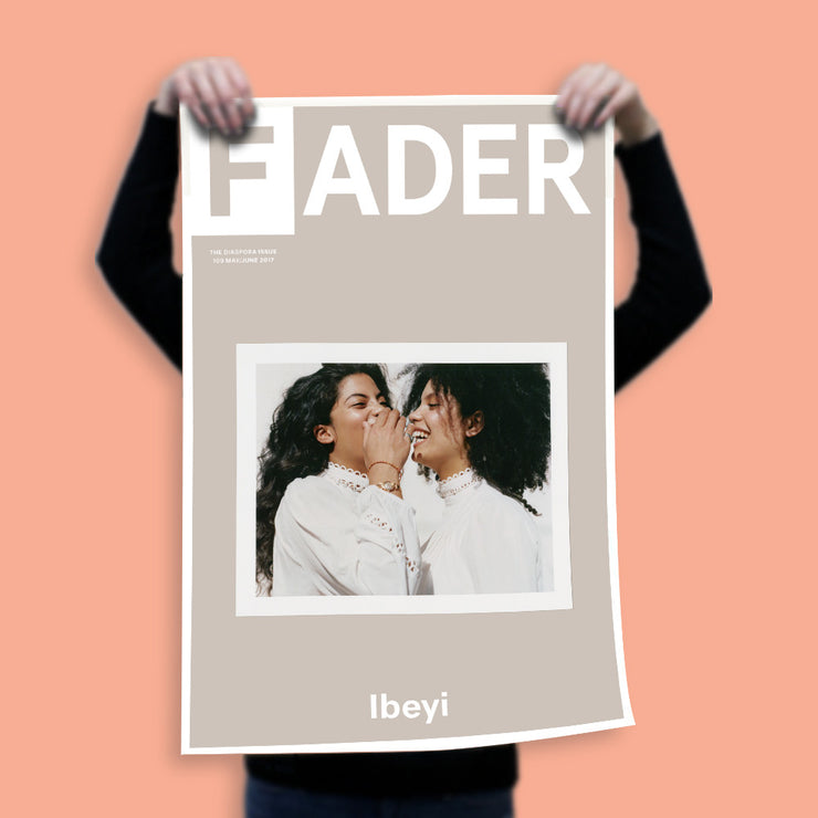 Ibeyi海报封面艺术品的FADER第109期