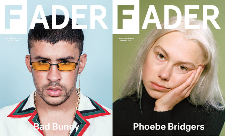 FADER杂志第114期封面Bad Bunny / phoebe Bridgers