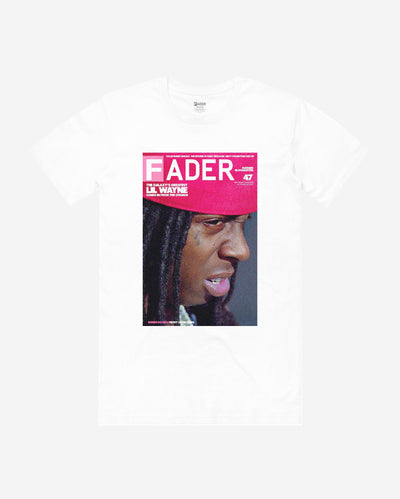 白色t恤与Lil Wayne- FADER杂志第47期封面