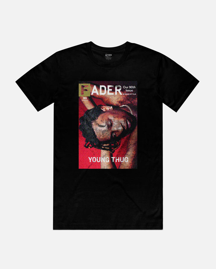 黑色t恤与年轻暴徒- FADER问题90封面
