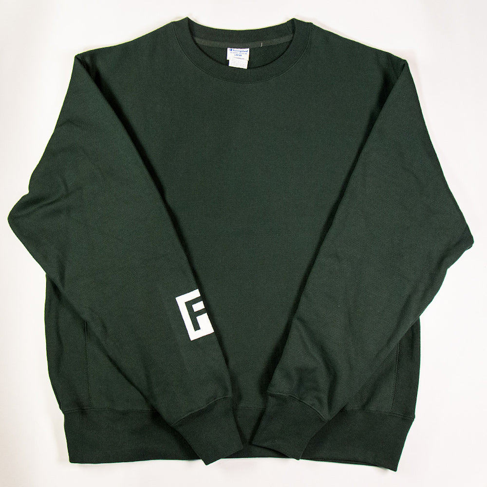 champion green sweater