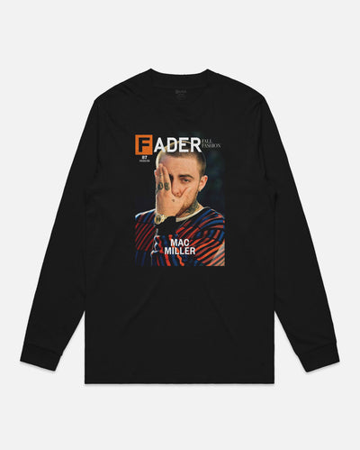 黑色长袖与Mac Miller- FADER杂志issue #087封面