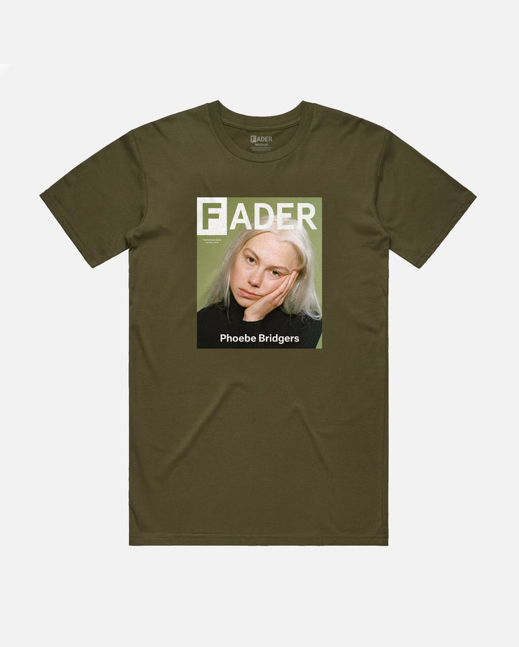 菲比·布里杰斯的橄榄色t恤/《The FADER》114期封面