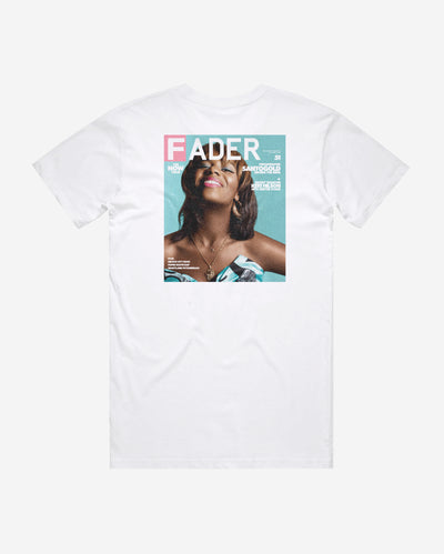白色t恤与Santigold- FADER第51期封面