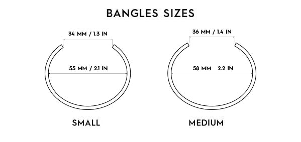 Bangles Size Chart by Cristina Ramella