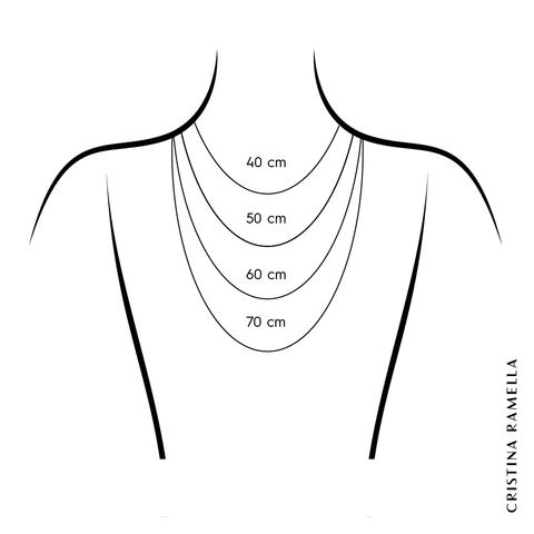 Necklace lengths by cristina Ramella 