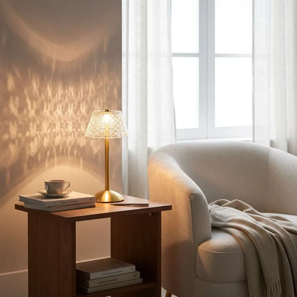 Lampe Cocooning Cristal