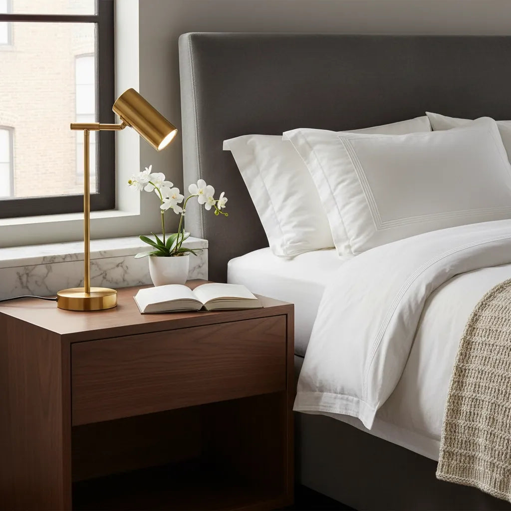 Lampe de Chevet de Lecture en Métal