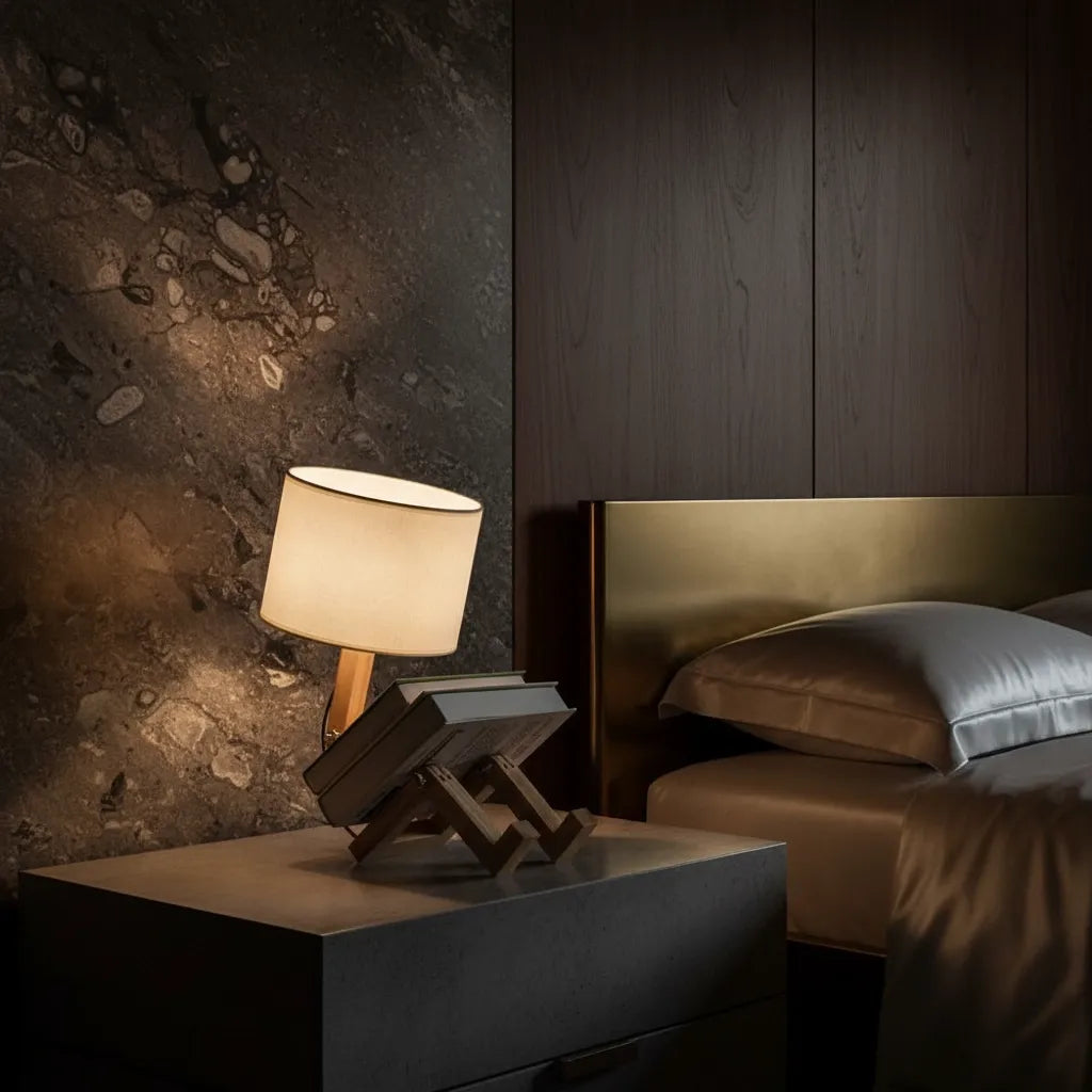 Lampe de Chevet Lecture Bois