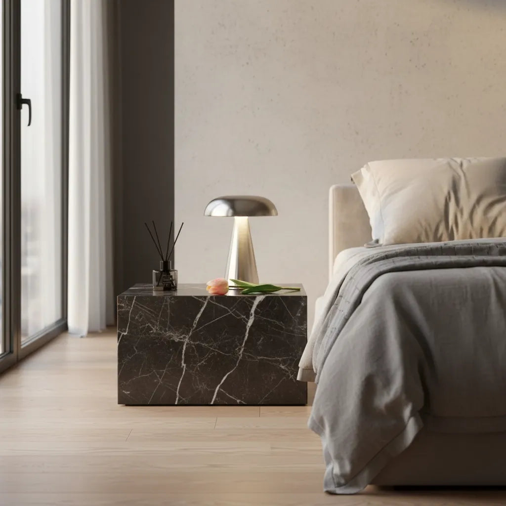 Lampe Tactile Champignon Métallique