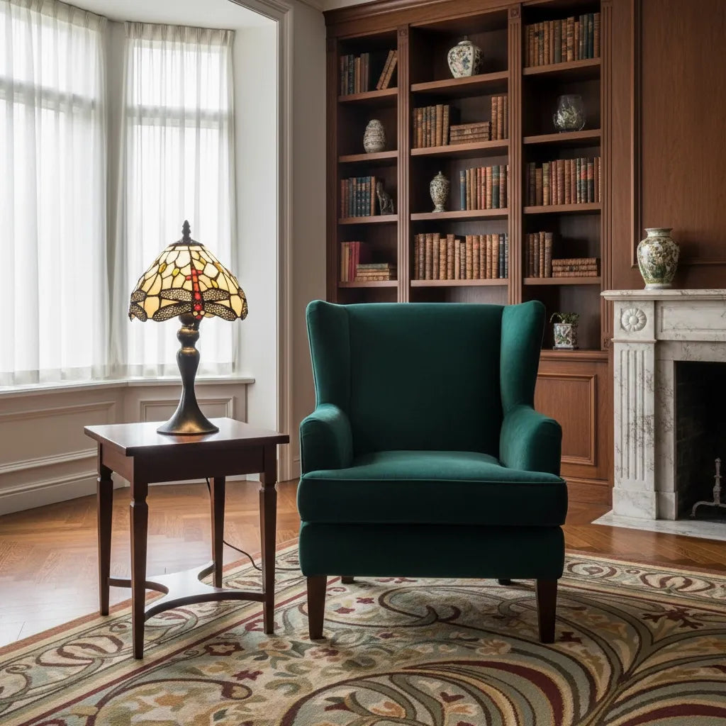 Lampe Style Tiffany Libellule