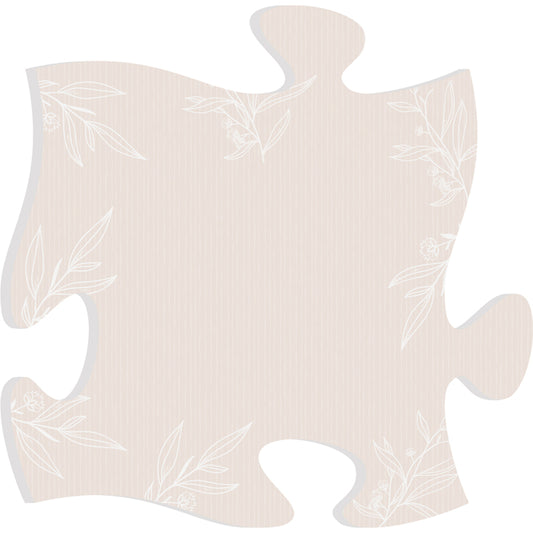 Ivory Puzzle Piece Plaque