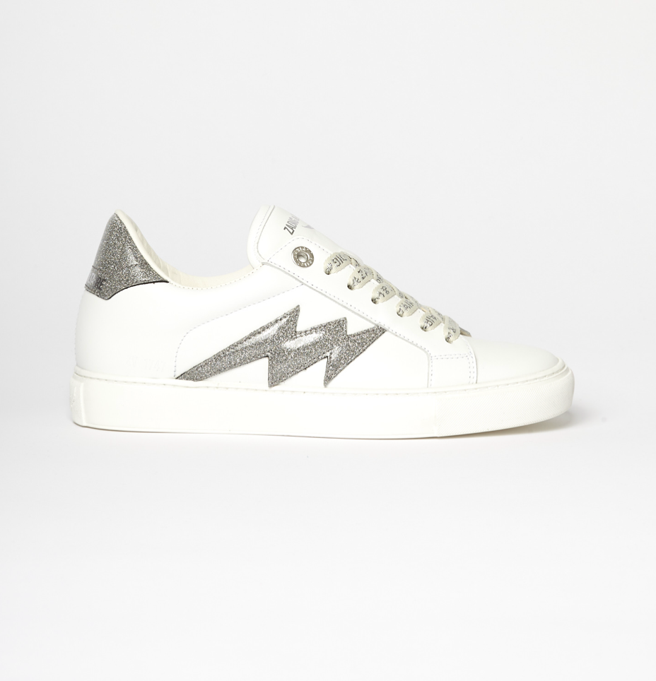 Zadig & Voltaire Zv1747 Sparkle Sneakers in Metallic