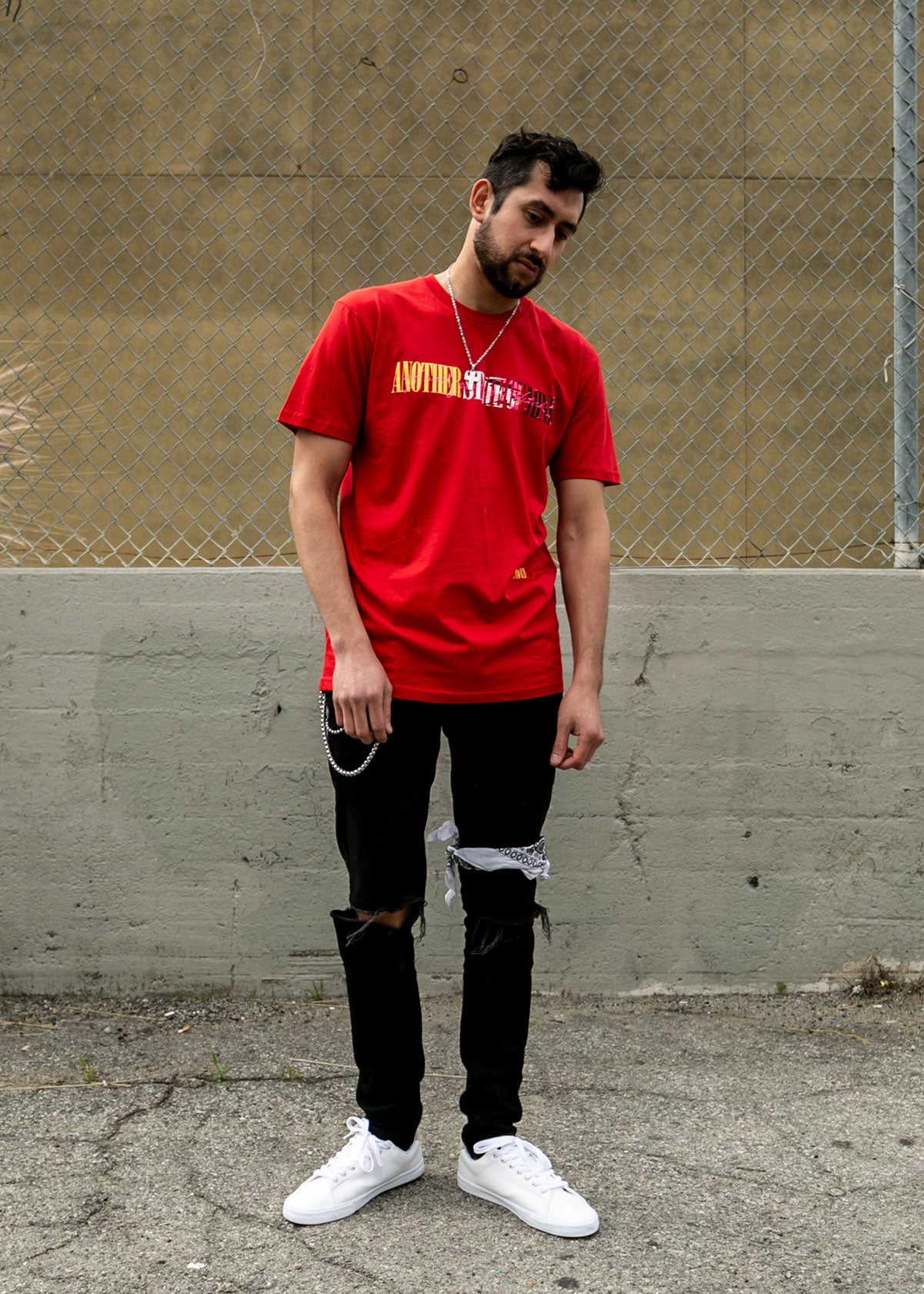 Another State of Mind Red Tee Front Sworn To Us 