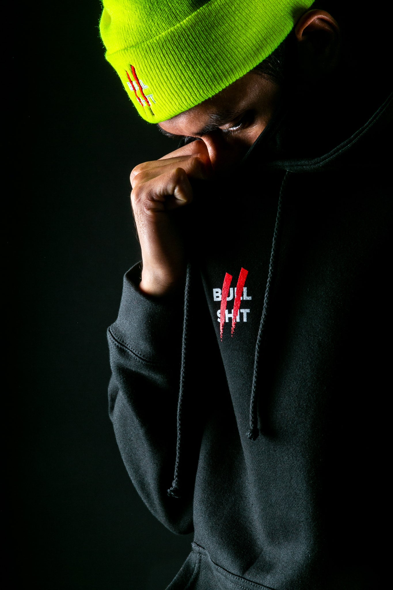 Sworn Oath Hoodie Front // Black