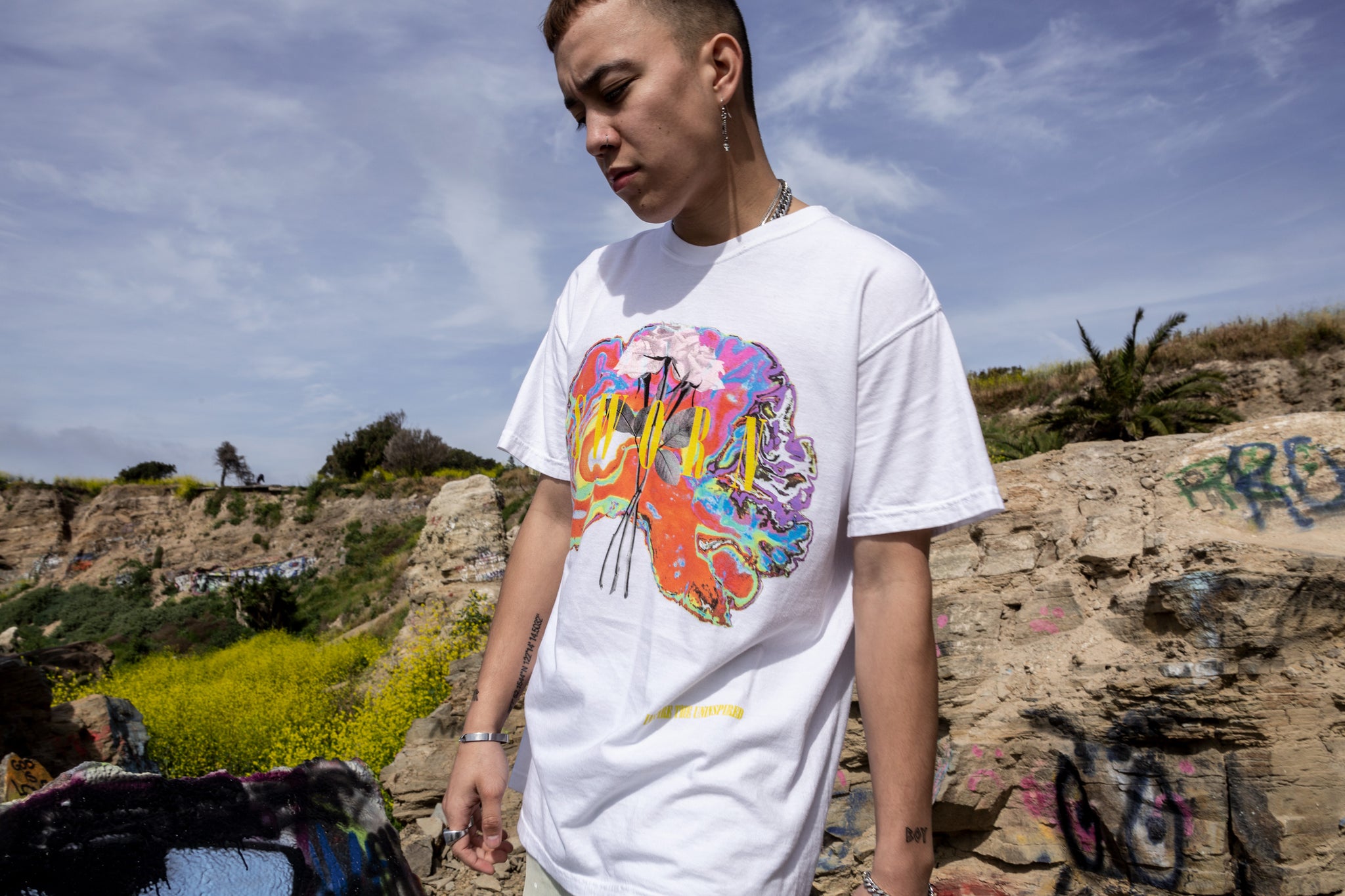 Sworn Euphoria Tee White Front