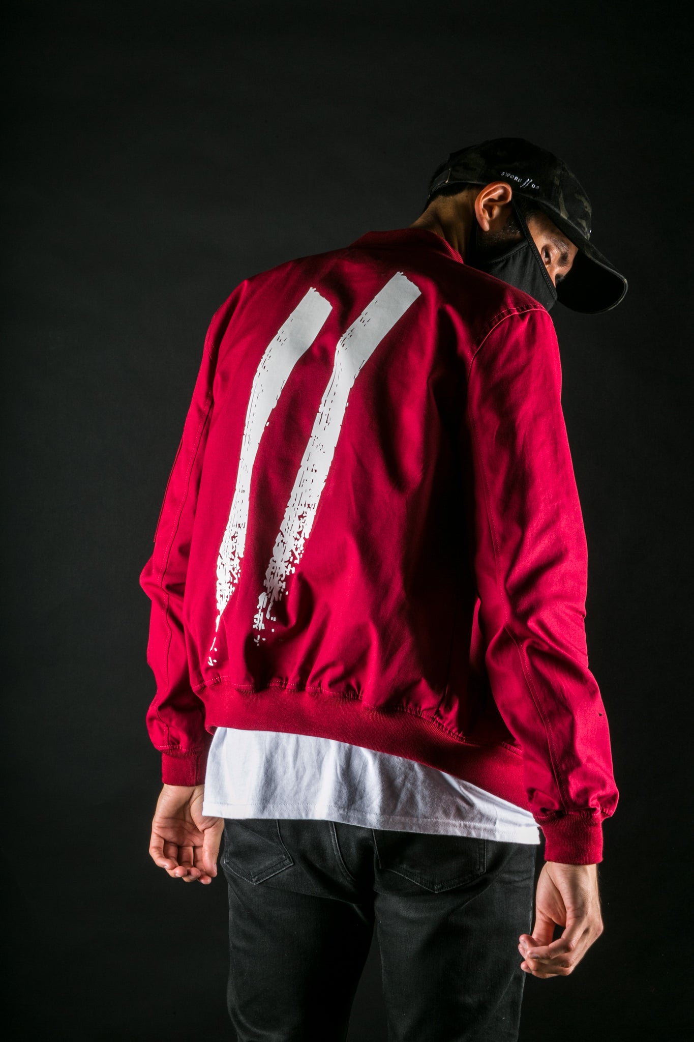 Standard Issue Bomber Jacket // Red