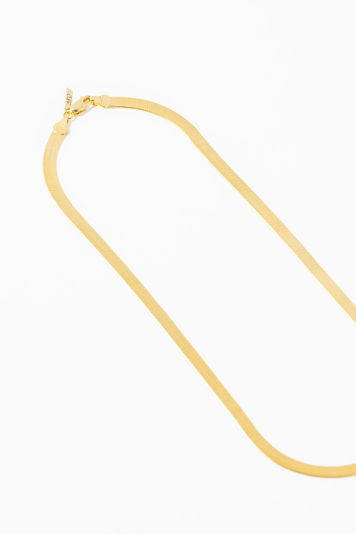 Thick Herringbone Chain Necklace