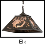 Elk Lighting Pendant | The Cabin Shack