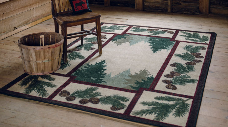 Pinecone Rugs and Pine Cone Area Rugs | The Cabin Shack