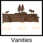 Rustic Vanity Lights and Cabin Vanity Lights | The Cabin Shack