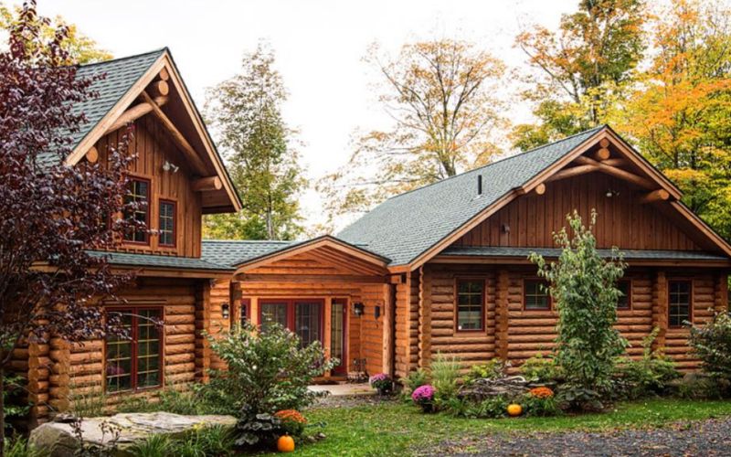 White Pine Log Home | The Cabin Shack