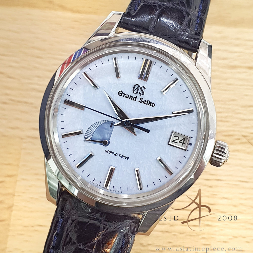 Grand Seiko SBGA407G Spring Drive Blue Skyflake Elegance Collection (2 –  Asia Timepiece Centre