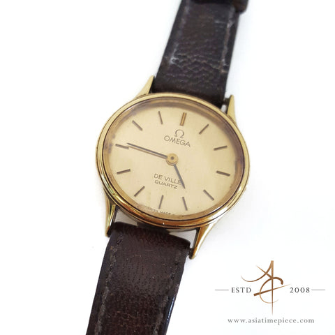 Ladies' Omega De Ville 18k Gold Vintage Watch – Asia Timepiece Centre