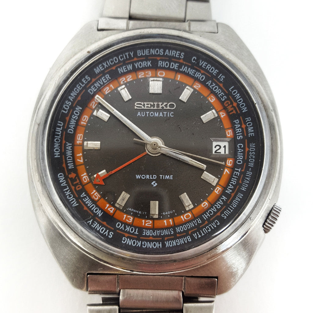 Seiko World Time Vintage Watch Ref: 6117-6400 – Asia Timepiece Centre