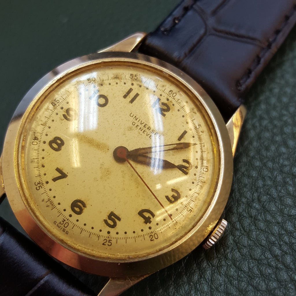 Universal Geneve Gold Vintage Watch +154/G – Asia Timepiece Centre