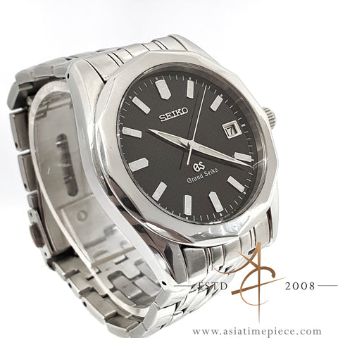 Grand Seiko SBGF001 Black Dial 8J56-800 Steel 38mm Quartz – Asia Timepiece  Centre