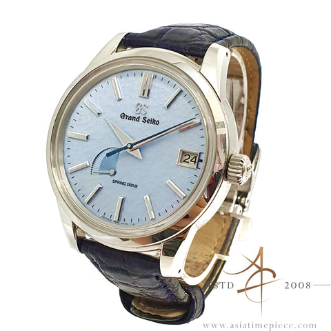 Grand Seiko SBGA407G Spring Drive Blue Skyflake Elegance Collection (2 –  Asia Timepiece Centre