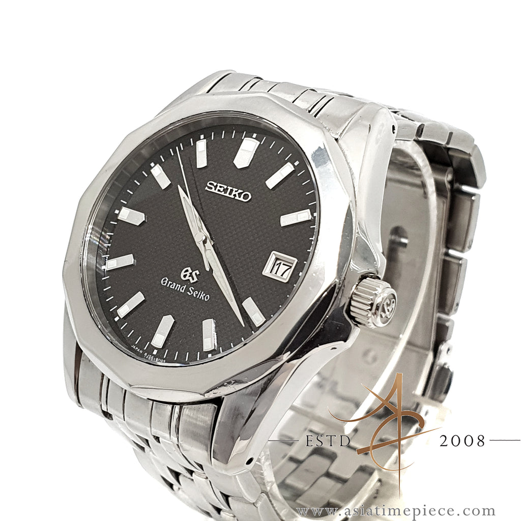 Grand Seiko SBGF001 Black Dial 8J56-800 Steel 38mm Quartz – Asia Timepiece  Centre