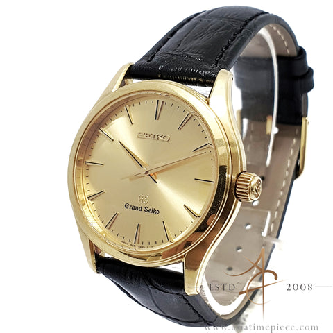 Rare] Grand Seiko SBGX016 / 9F61-0A30 in 18K Gold Quartz – Asia Timepiece  Centre