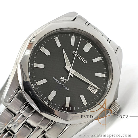 Grand Seiko SBGF001 Black Dial 8J56-800 Steel 38mm Quartz – Asia Timepiece  Centre