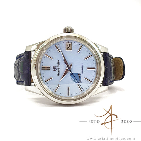 Grand Seiko SBGA407G Spring Drive Blue Skyflake Elegance Collection (2 –  Asia Timepiece Centre