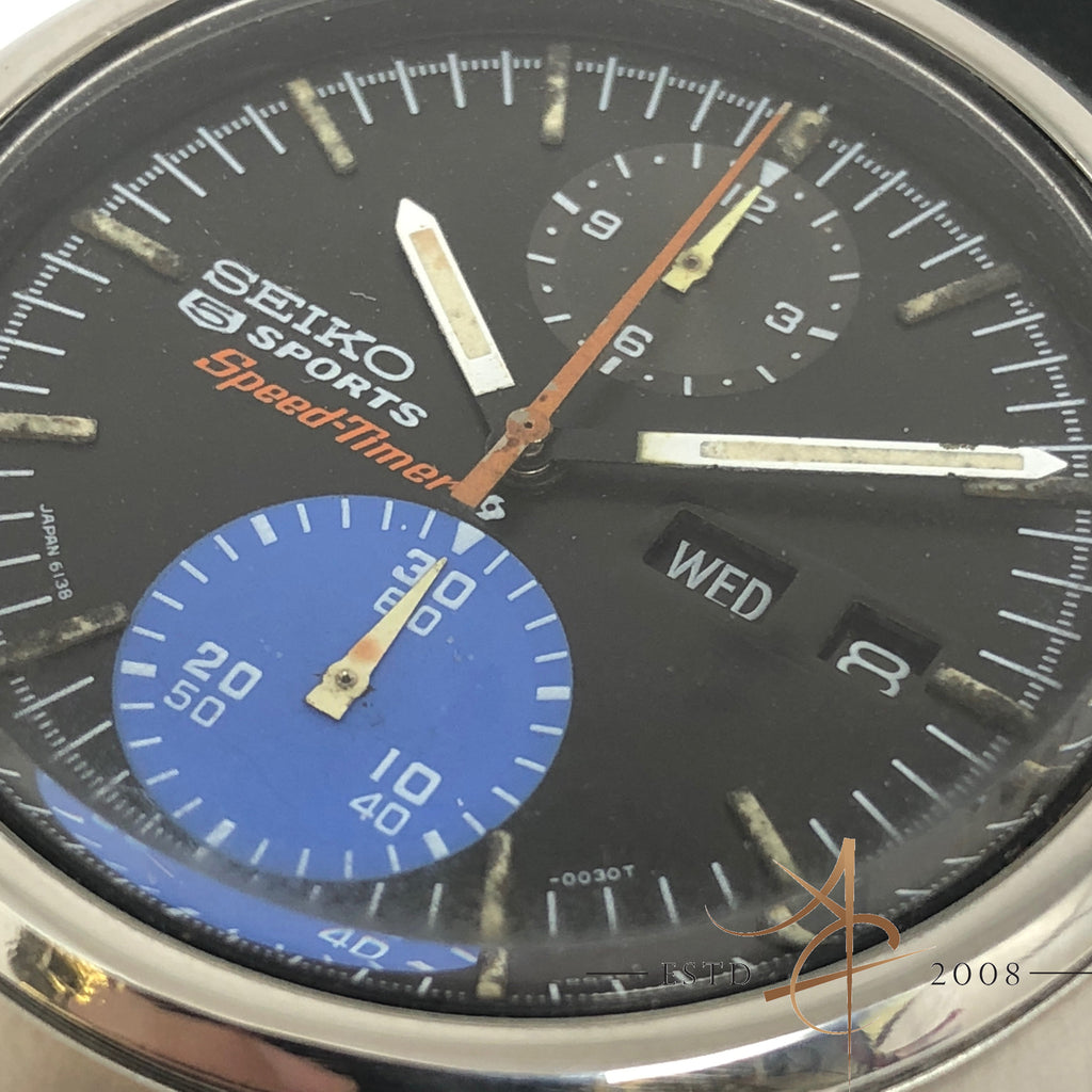 Seiko Speed-Timer Tokei Zara 6138-0020 JDM Chronograph Vintage Watch – Asia  Timepiece Centre