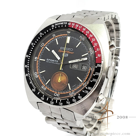 Seiko 5 Sports Speedtimer 6139-6031 Coke Tropical Vintage Watch – Asia  Timepiece Centre