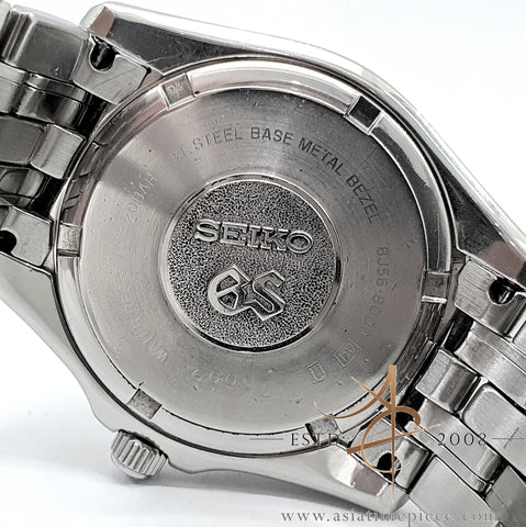 Grand Seiko SBGF001 Black Dial 8J56-800 Steel 38mm Quartz – Asia Timepiece  Centre