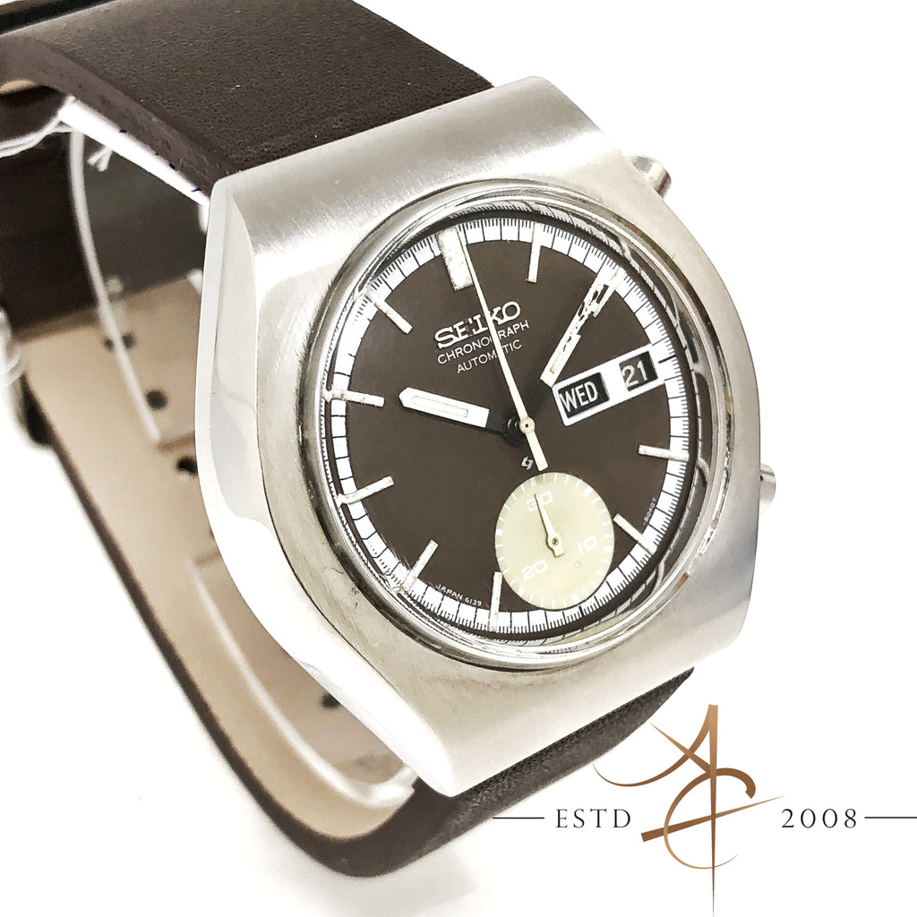 Rare] Seiko Vintage Chronograph Automatic 6139-8020 Japan – Asia Timepiece  Centre